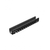 Лоток водоотводный пластиковый Aquastok Norma DN100 H150 11015 1000х148х120 мм