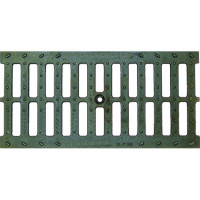 Решетка чугунная щелевая Aquastok Norma DN200 C250 500х245х23 мм