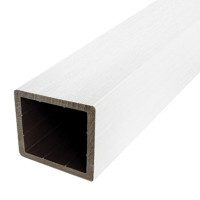 Столб из ДПК Woodvex Select Белоснежный Co-Extrusion 3000х100х100 мм