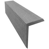 Уголок из ДПК RusDecking Графит 3000х50х50 мм