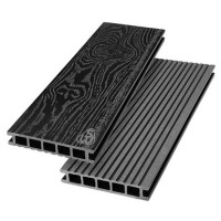 Террасная доска из ДПК Savewood Ornus Тангенциальный распил Черный 4000х144х25 мм